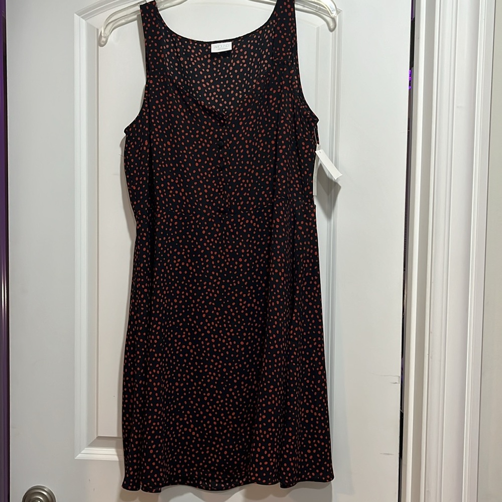 Black and Red Mini Dress